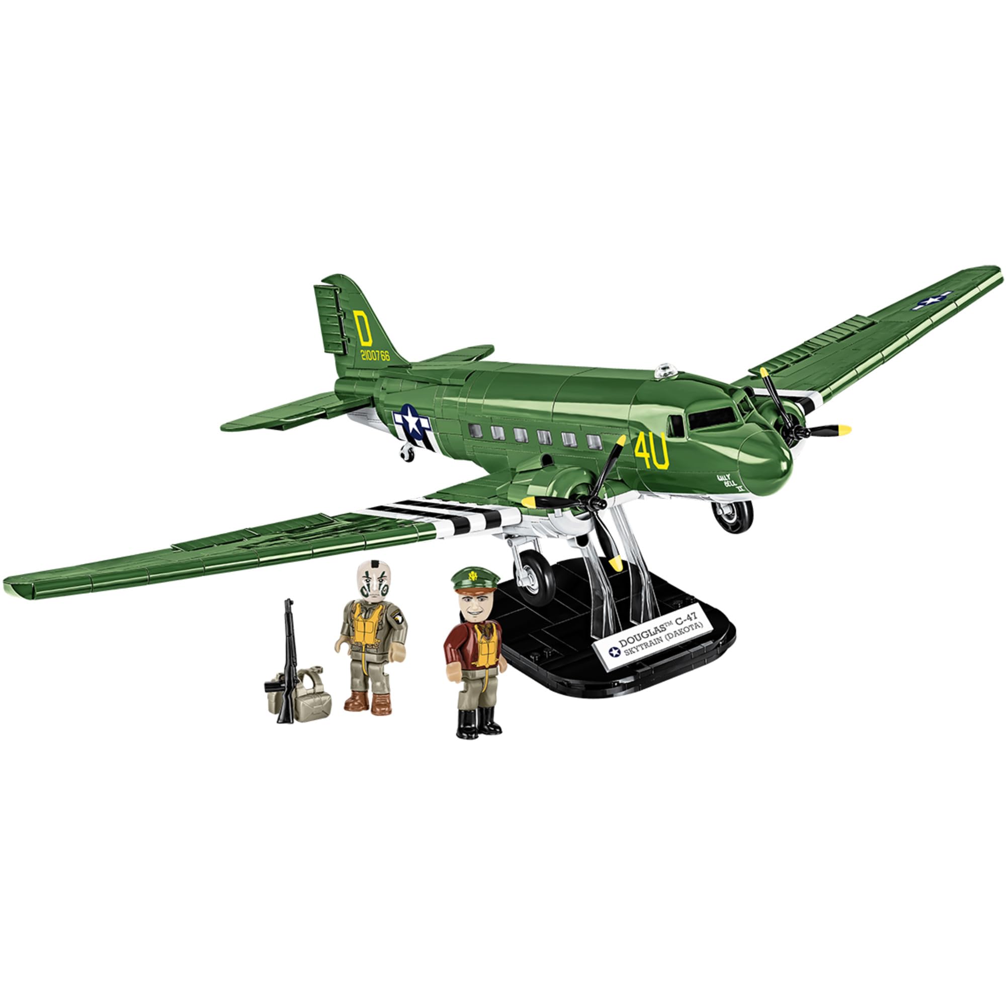 cobi-5743-douglas-c-47-skytrain-dakota-1-48-896-teile-2-figuren image 1