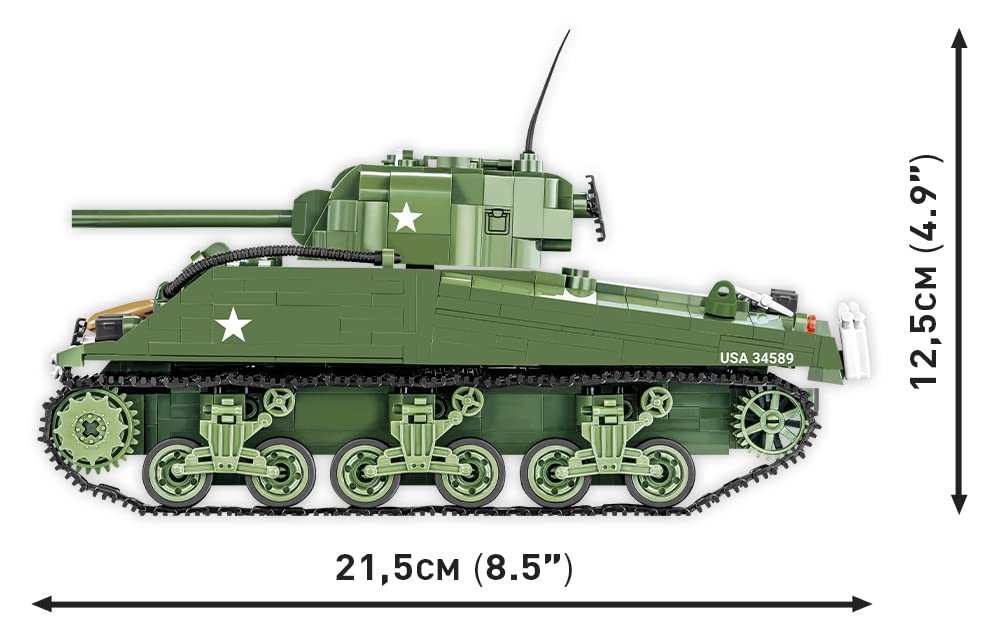 cobi-m4a3-sherman-panzer-1-28-838-teile image 4