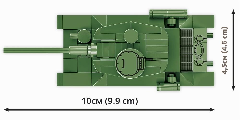 cobi-t-34-85-historical-collection-panzer-bausatz-1-72-cobi-3092-mit-110-element image 4