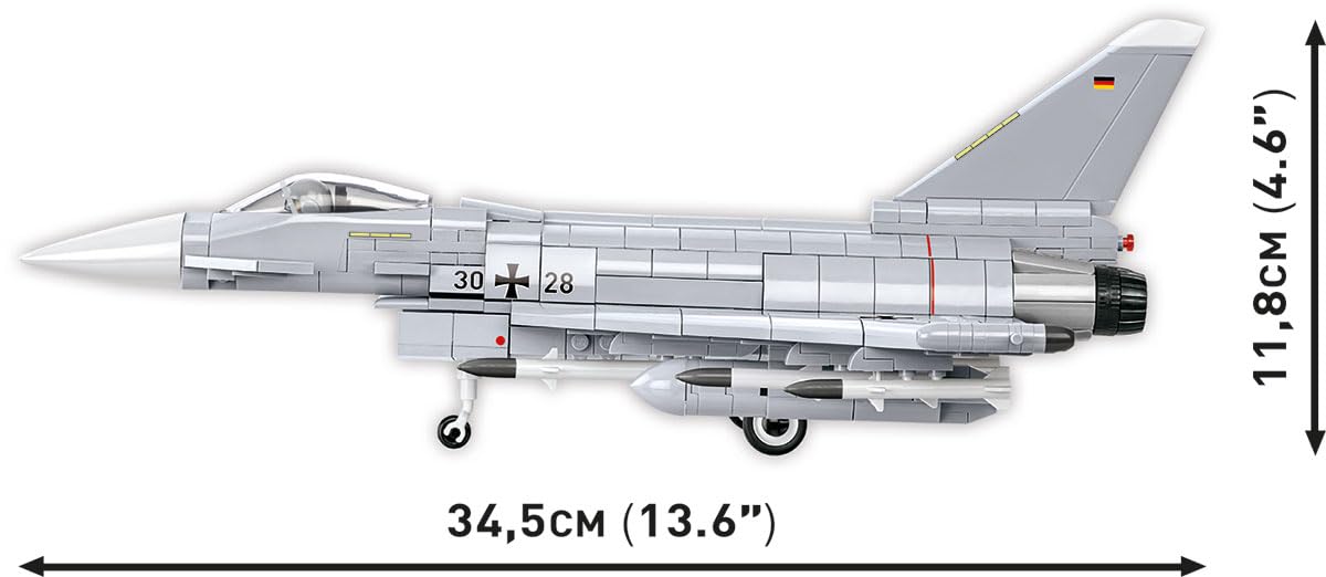 cobi-eurofighter-typhoon-deutsche-luftwaffe-jet-bausatz-1-48-644-teile image 5