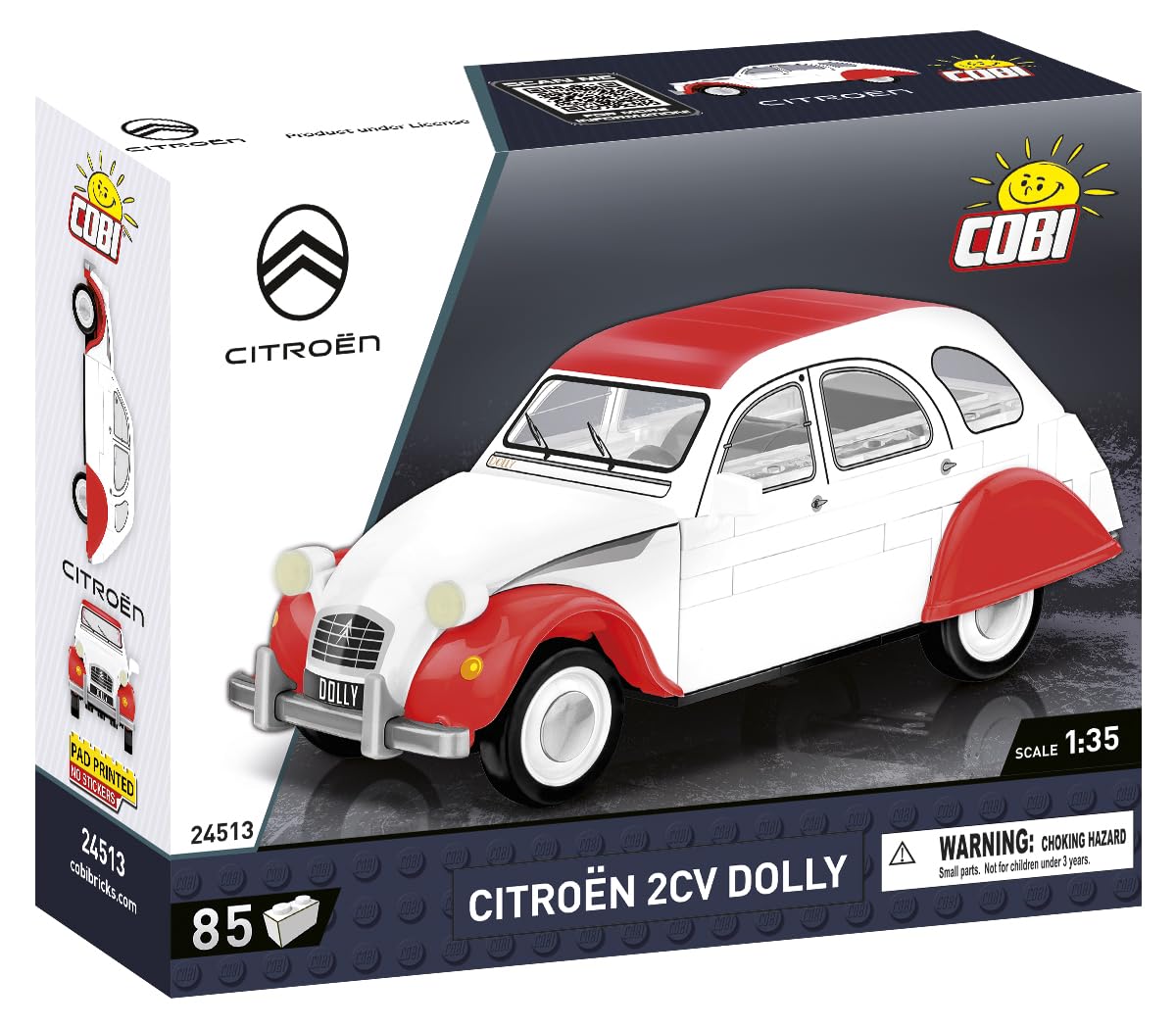 cobi-citro-n-2cv-dolly-youngtimer-auto-klemmbaustein-set-1-35-85-teile image 2