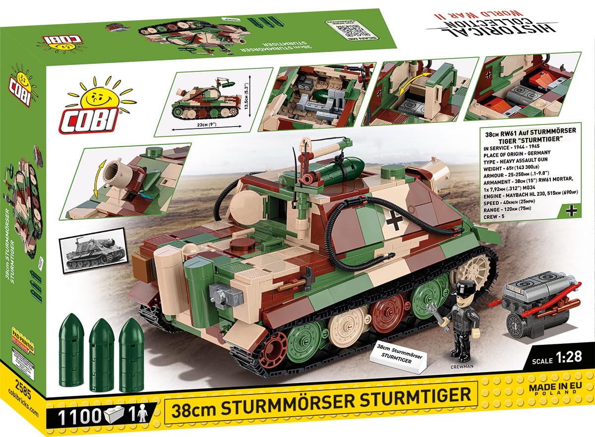 cobi-2585-sturmm-rser-tiger-sturmtiger-bauset-1-28 image 3