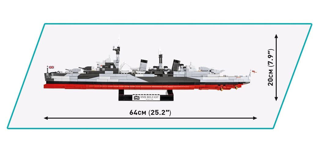 cobi-4844-hms-belfast-historical-collection-kriegsschiff-bausatz image 4