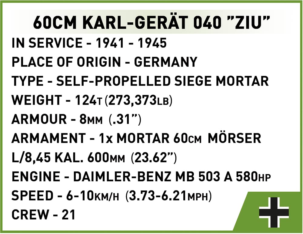 cobi-karl-ger-t-040-ziu-historical-collection-m-rser-bausatz-60-cm image 5