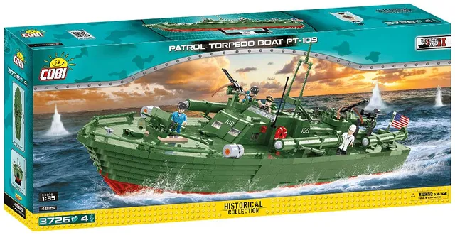 cobi-patrol-torpedo-boat-pt-109-4825-milit-rschiff-military-green image 1