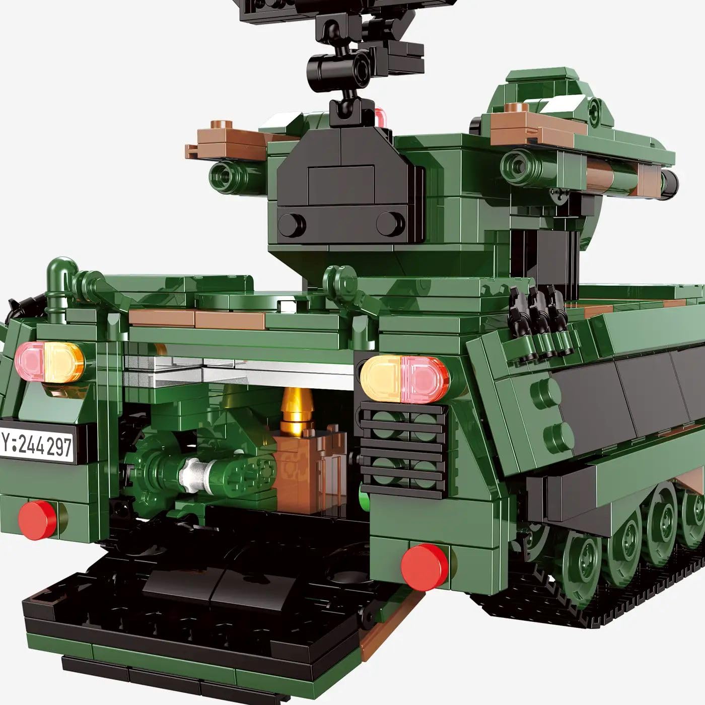 bluebrixx-pro-flarakpz-roland-ii-bundeswehr-1175-klemmbausteine-flugabwehr image 3