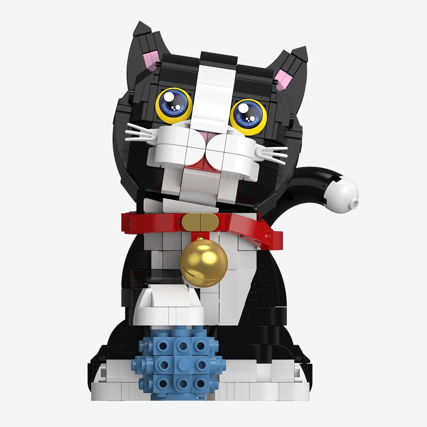 bluebrixx-pro-kleine-schwarze-katze-tierfigur-919-klemmbausteine image 2