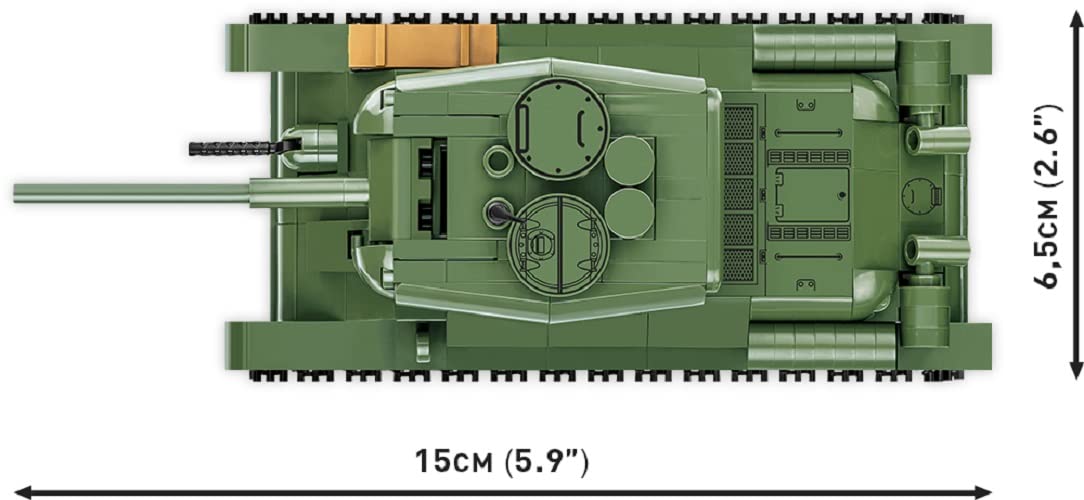 cobi-t-34-85-sowjetischer-panzer-bausatz-286-teile image 3
