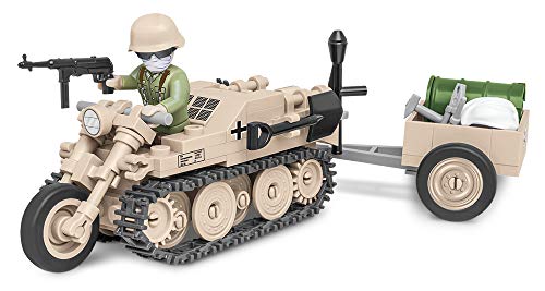 cobi-2401-kettenkrad-sd-kfz-2-bausatz-170-teile-beige-mit-anh-nger image 8
