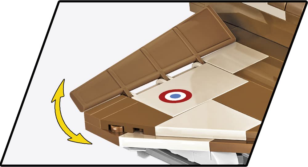 cobi-dassault-mirage-iiic-kampfjet-klemmbaustein-set-1-48-444-teile image 6