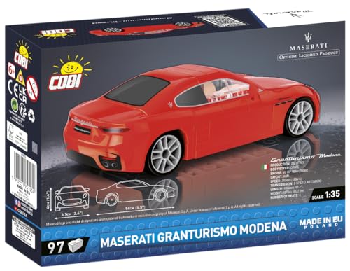 cobi-24505-maserati-granturismo-modena-klemmbaustein-auto-1-35-rot image 7