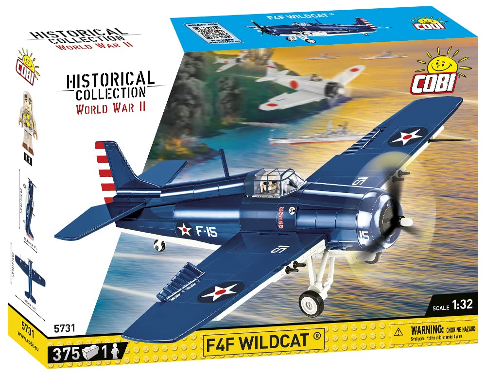cobi-5731-f4f-wildcat-historical-collection-wwii-flugzeug-bausatz-1-32 image 1