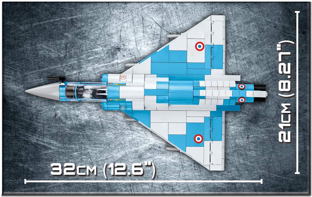 cobi-5801-dassault-mirage-2000-kampfjet-bausatz-400-teile-armed-forces image 4