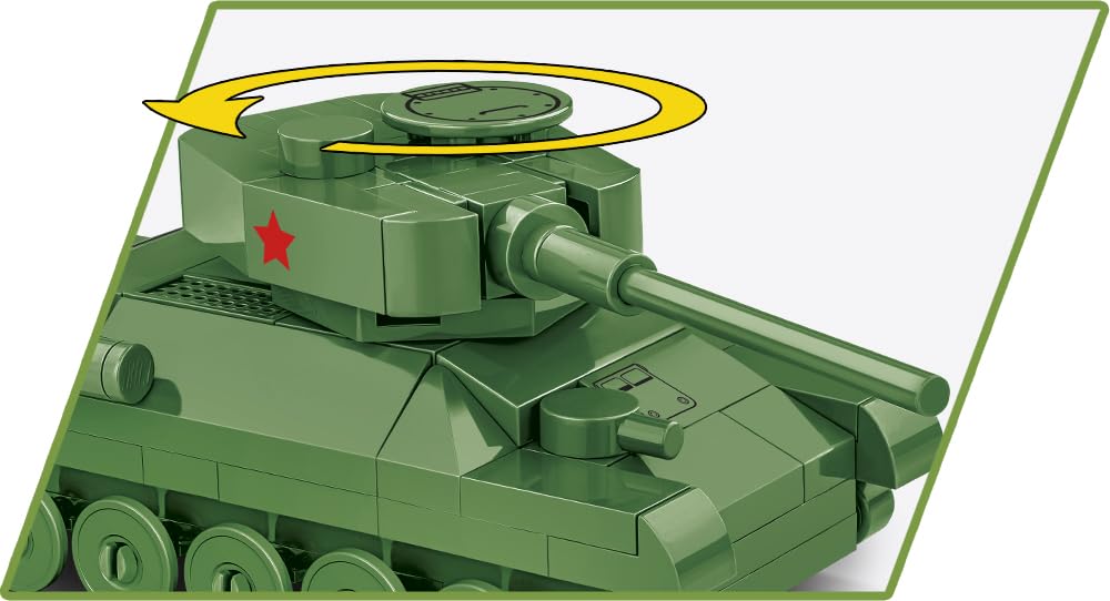 cobi-t-34-85-historical-collection-panzer-bausatz-1-72-cobi-3092-mit-110-element image 5