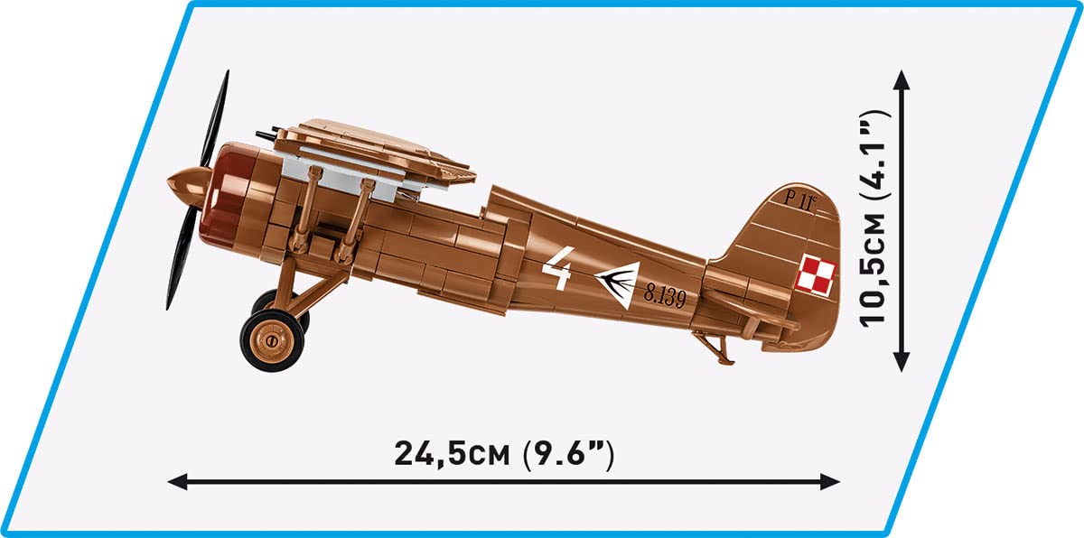 cobi-5742-pzl-p-11c-jagdflugzeug-1-32-320-teile-figur image 3