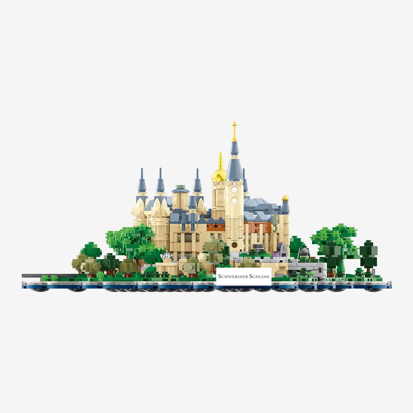 bluebrixx-pro-schweriner-schloss-architekturmodell-2039-klemmbausteine image 2