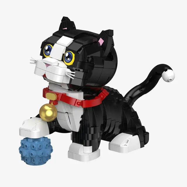 bluebrixx-pro-kleine-schwarze-katze-tierfigur-919-klemmbausteine image 1