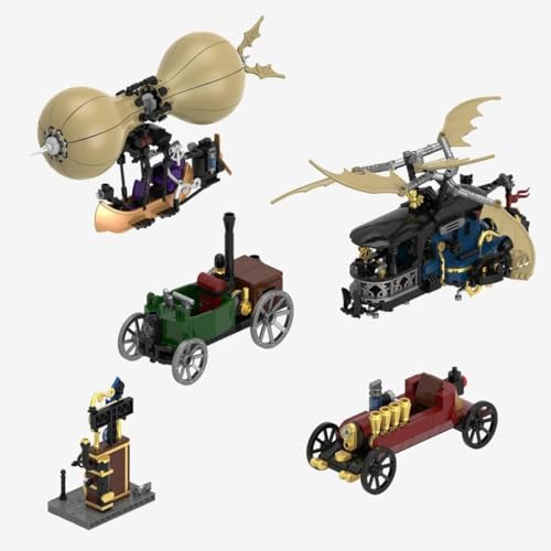 bluebrixx-steampunk-motorwagen-und-flugmaschinen-1199-klemmbausteine image 8
