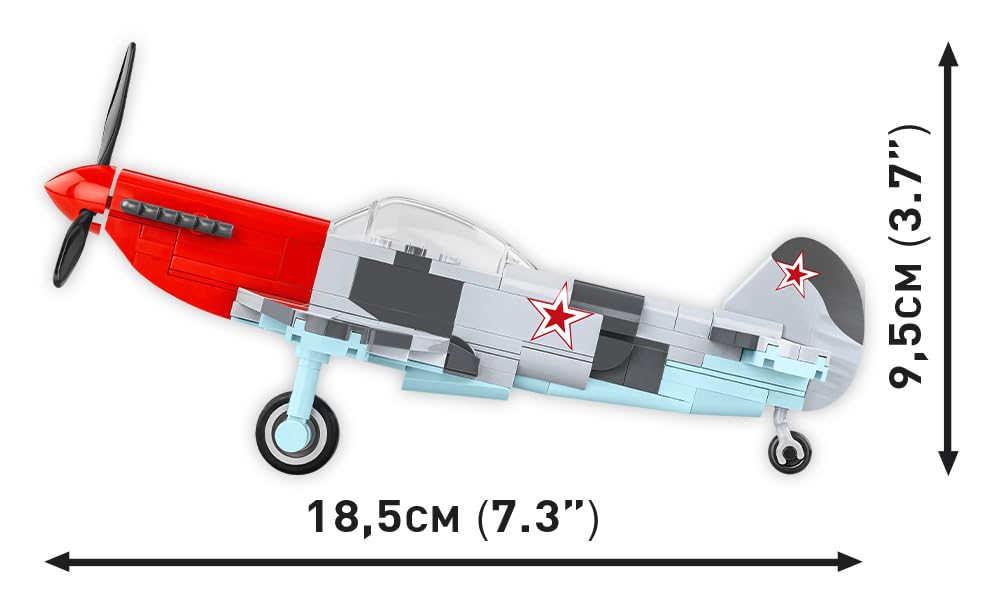 cobi-5862-yakovlev-yak-3-sowjet-jagdflugzeug-historical-collection-wwii-1-48 image 3