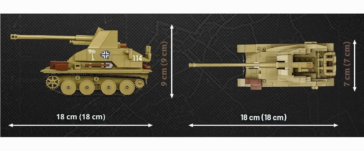 cobi-3050-marder-iii-sd-kfz-139-company-of-heroes-3-420-teile-figur image 5
