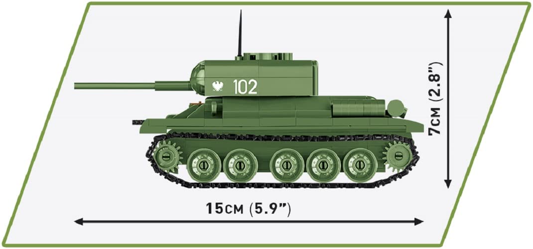 cobi-t-34-85-sowjetischer-panzer-bausatz-286-teile image 4