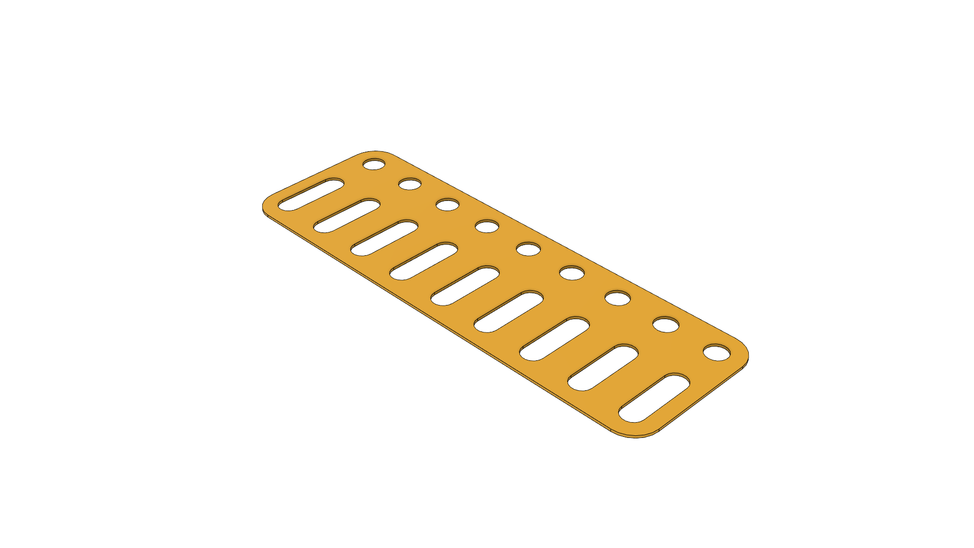 eitech-verkleidungsplatte-9x3-loch-gelb-ersatzteil image 1