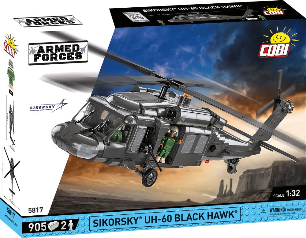 cobi-5817-sikorsky-uh-60-black-hawk-hubschrauber-modell image 3