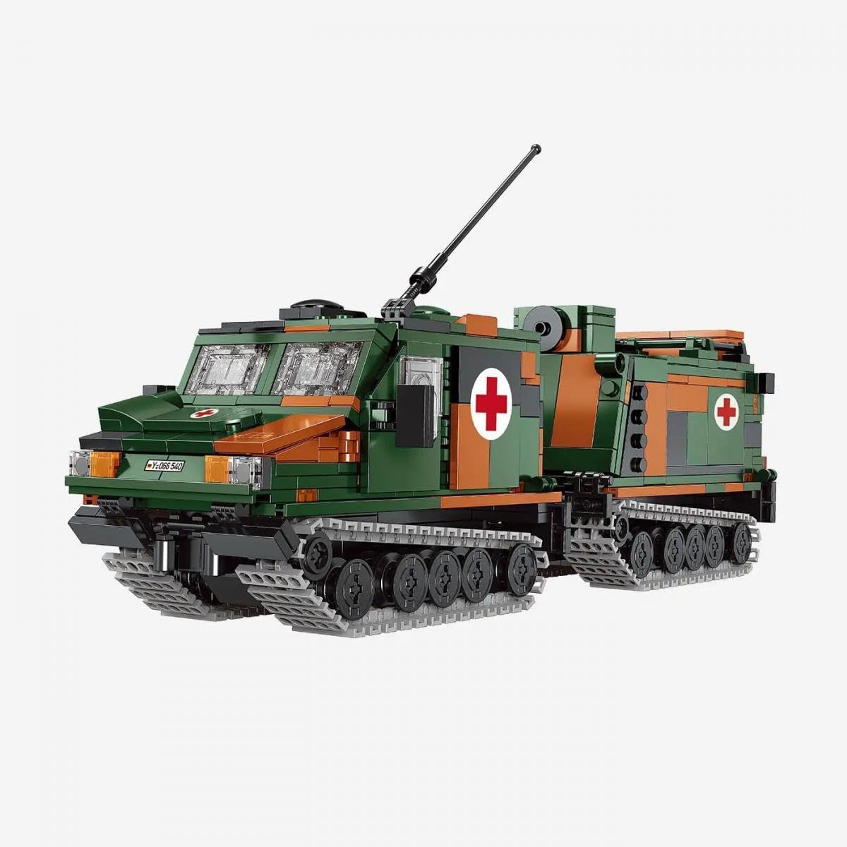 bluebrixx-pro-bundeswehr-bv-206-s-husky-2in1-kettenfahrzeug-927-klemmbausteine image 1
