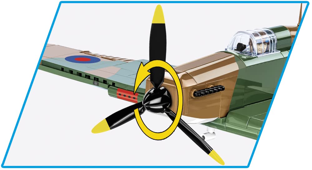 cobi-5728-hawker-hurricane-mk-i-historical-collection-flugzeug-bausatz image 5