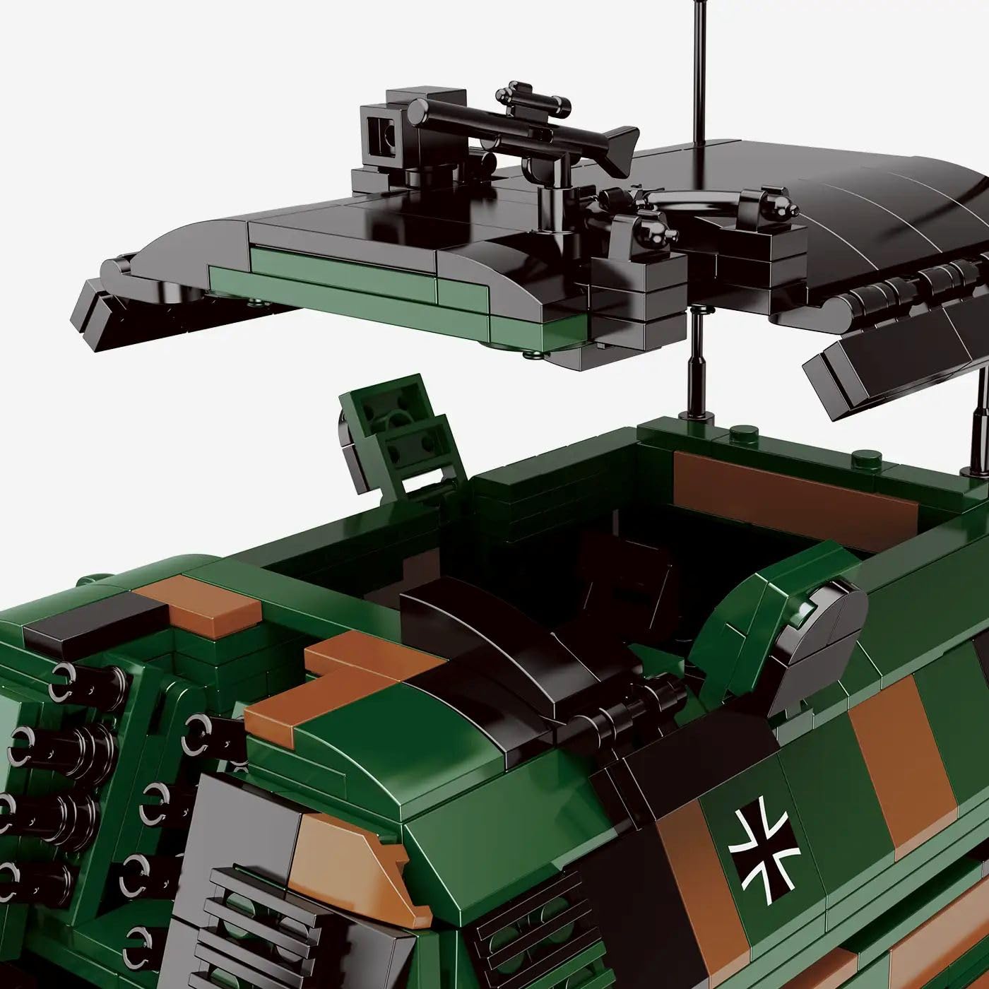 bluebrixx-panzerhaubitze-2000-bundeswehr-1388-teile-displaymodell image 5