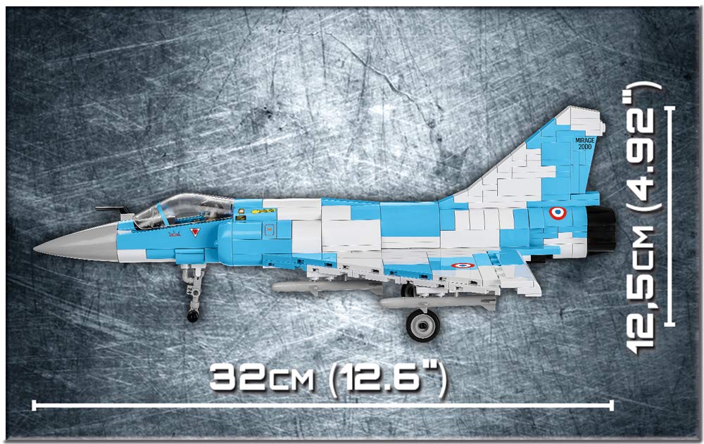 cobi-5801-dassault-mirage-2000-kampfjet-bausatz-400-teile-armed-forces image 5