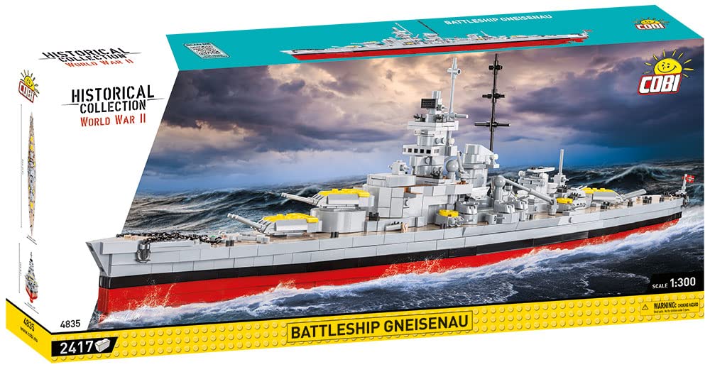 cobi-4835-schlachtschiff-gneisenau-1-300-2417-teile image 2