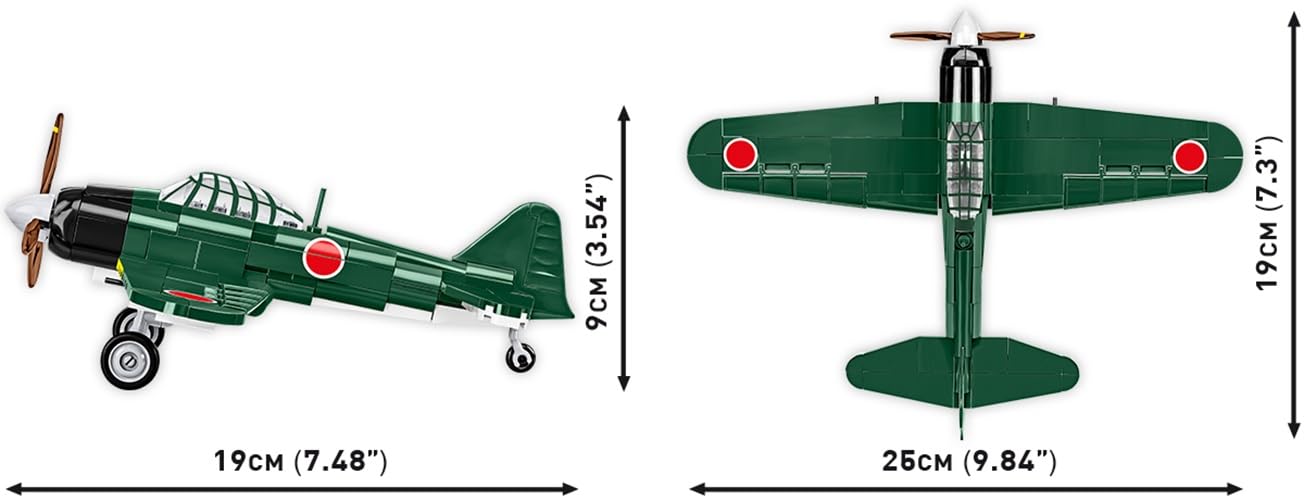 cobi-5861-mitsubishi-a6m2-zero-jagdflugzeug-1-48 image 3