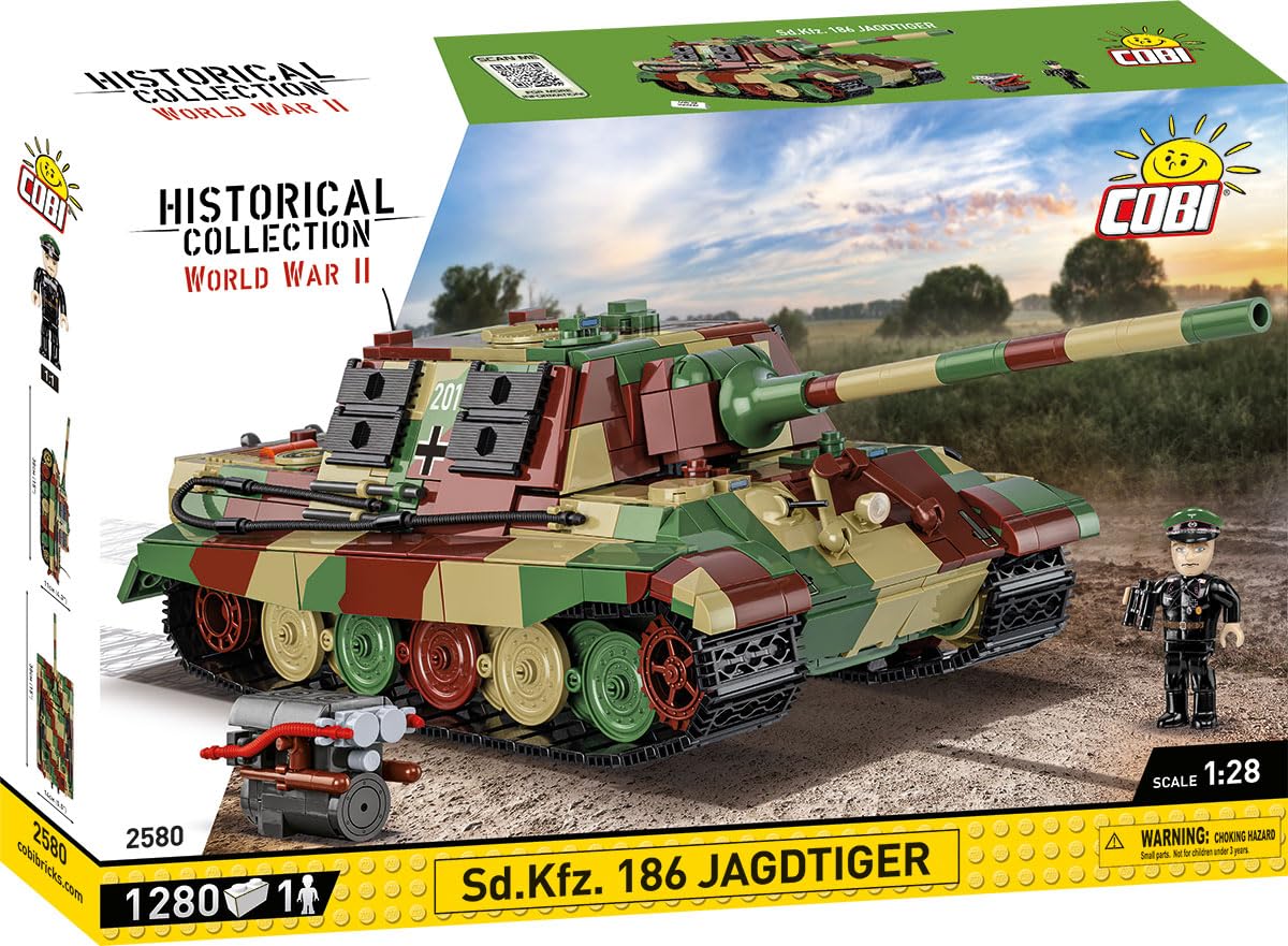 cobi-sd-kfz-186-jagdtiger-historical-collection-panzer-bauset image 2