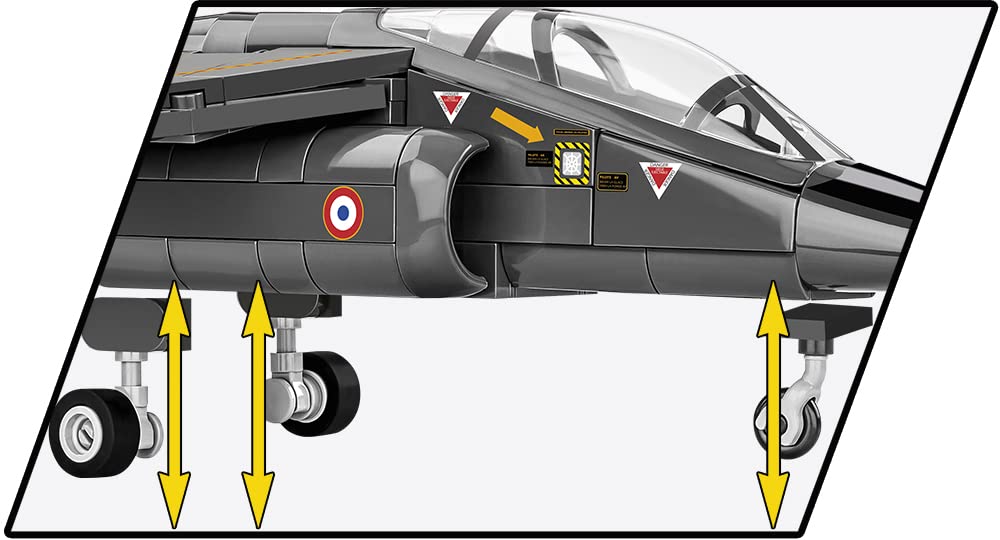 cobi-5842-alpha-jet-armed-forces-flugzeug-modell-1-48-364-teile image 7