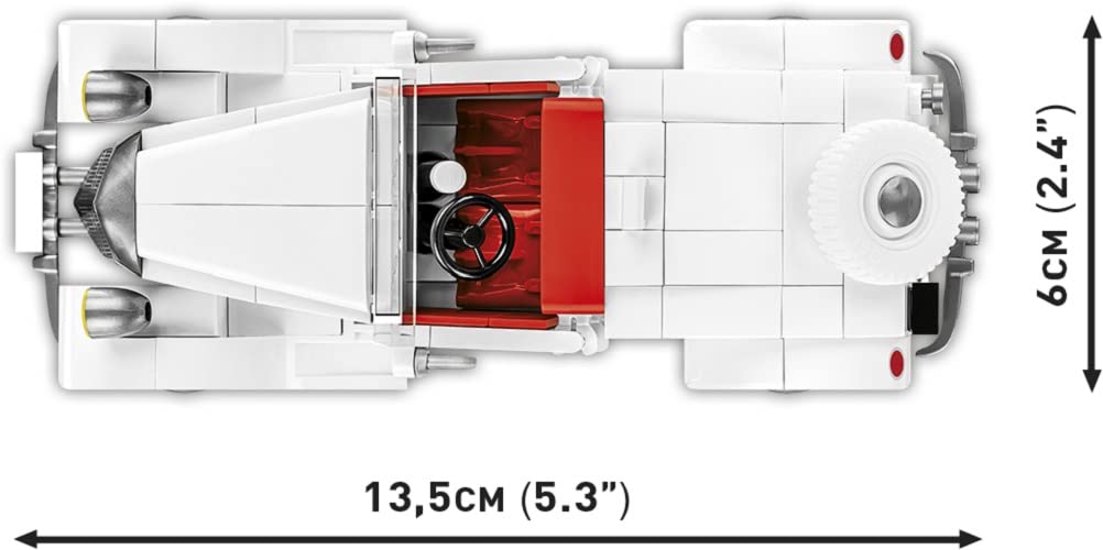cobi-2264-citro-n-traction-7c-cabriolet-klemmbaustein-auto image 4