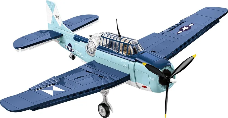 cobi-5752-grumman-tbf-avenger-historical-collection-wwii-flugzeug-bausatz-1-48 image 1