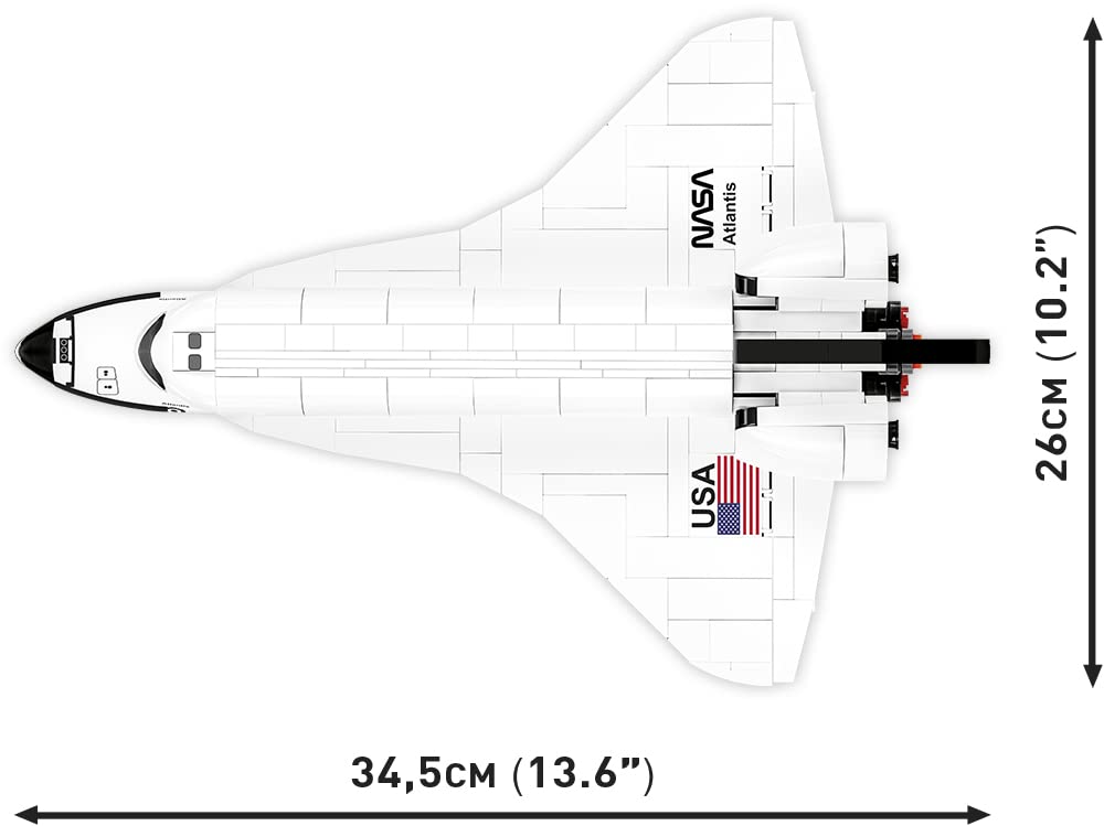 cobi-space-shuttle-atlantis-1930-raumf-hre-bausatz-1-100-685-teile image 3