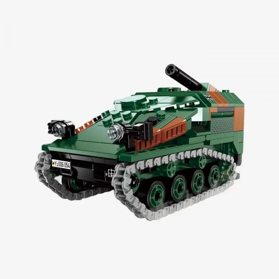 bluebrixx-104819-wiesel-2-bundeswehr-klemmbaustein-panzer-1-30 image 1
