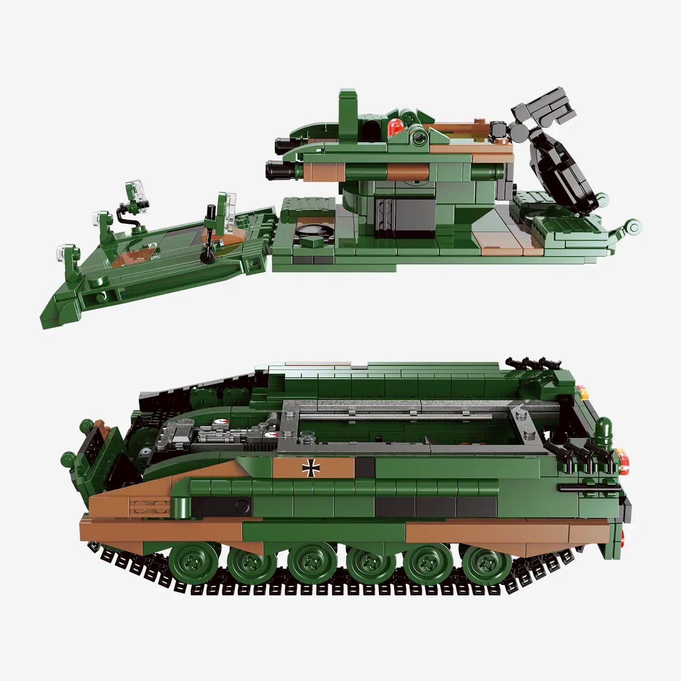 bluebrixx-pro-flarakpz-roland-ii-bundeswehr-1175-klemmbausteine-flugabwehr image 4