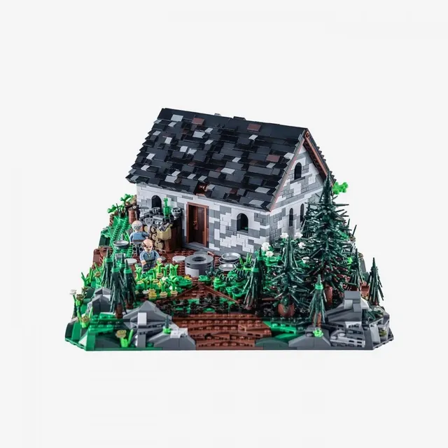 bluebrixx-pro-108097-kloster-blaubrunn-die-einsiedelei-3332-teile-mit-2-minifigu image 1