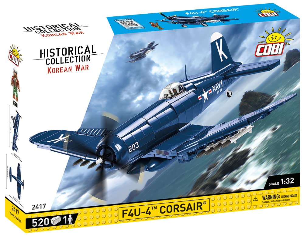 cobi-2417-f4u-4-corsair-1-32-milit-rj-ger-bausatz-520-teile image 3