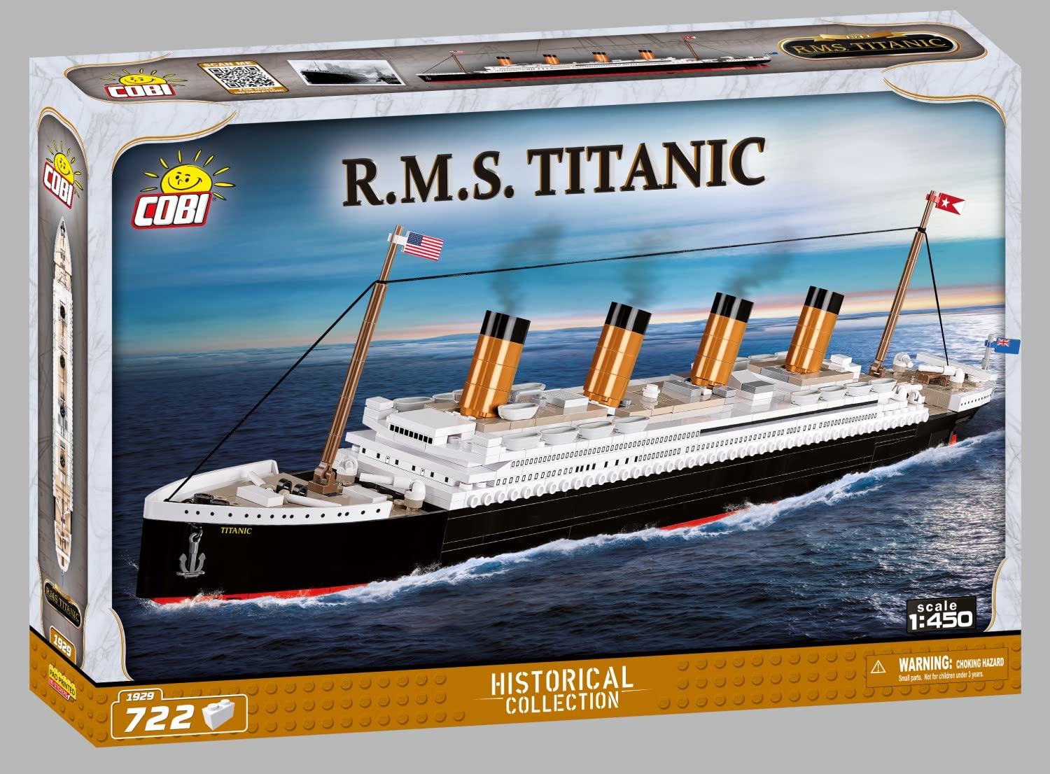 cobi-1929-r-m-s-titanic-historical-collection-bausatz-722-teile-1-450 image 2
