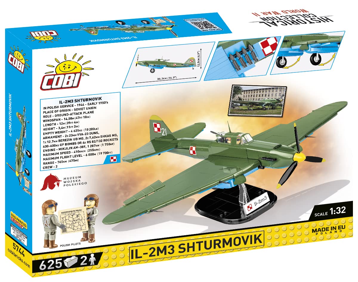 cobi-5744-il-2m3-shturmovik-klemmbaustein-flugzeug-1-32 image 2