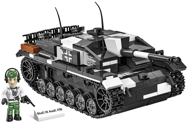 cobi-2286-stug-iii-ausf-f-flammpanzer-2in1-historical-collection-panzer-bausatz image 1