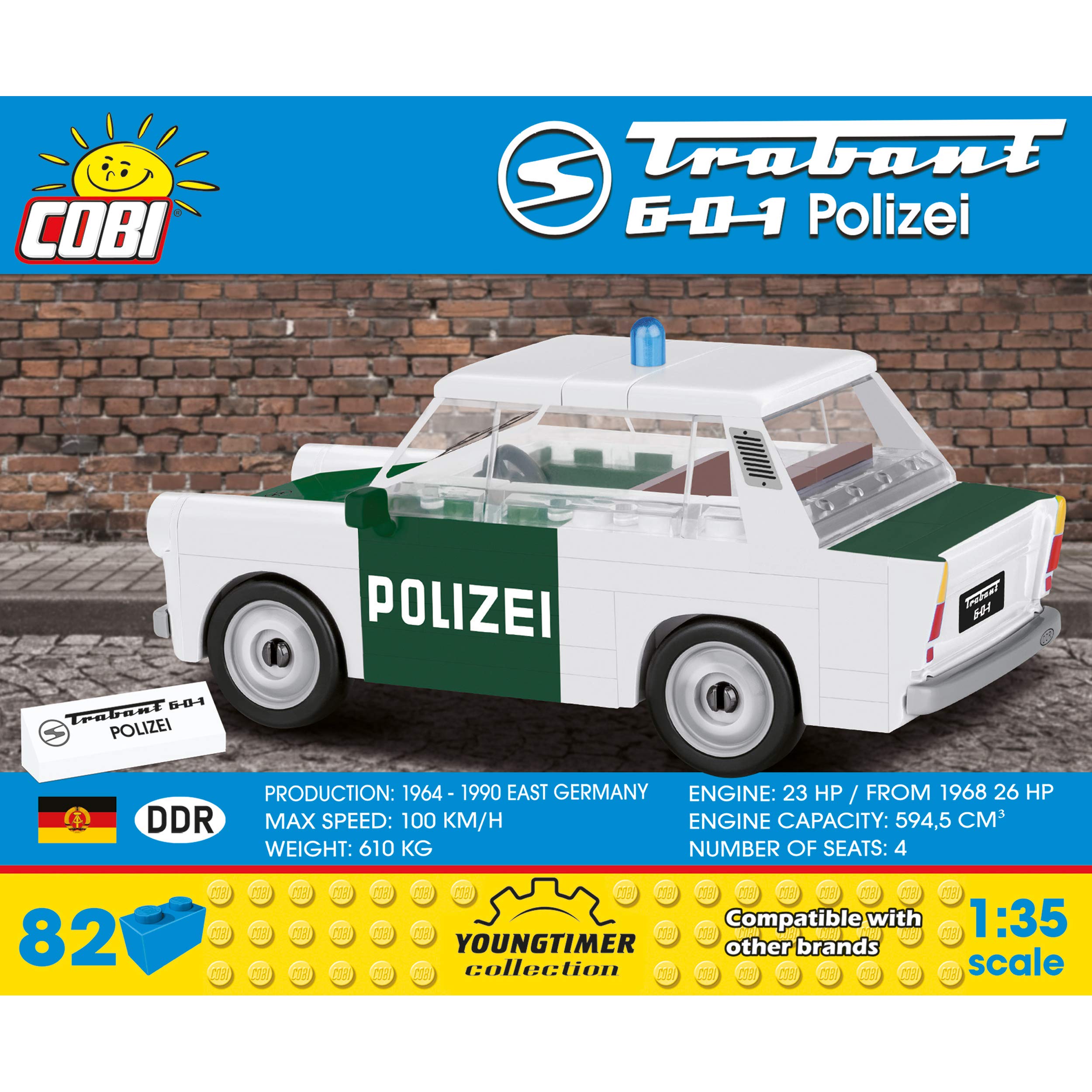cobi-24541-trabant-601-polizei-youngtimer-auto-bauset image 2