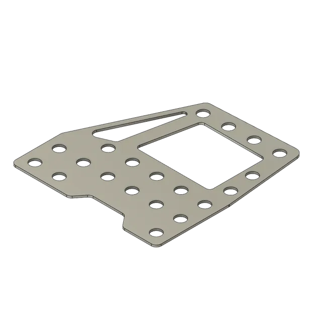eitech-platte-f-hrerhaus-6x6-loch-ersatzteil image 1