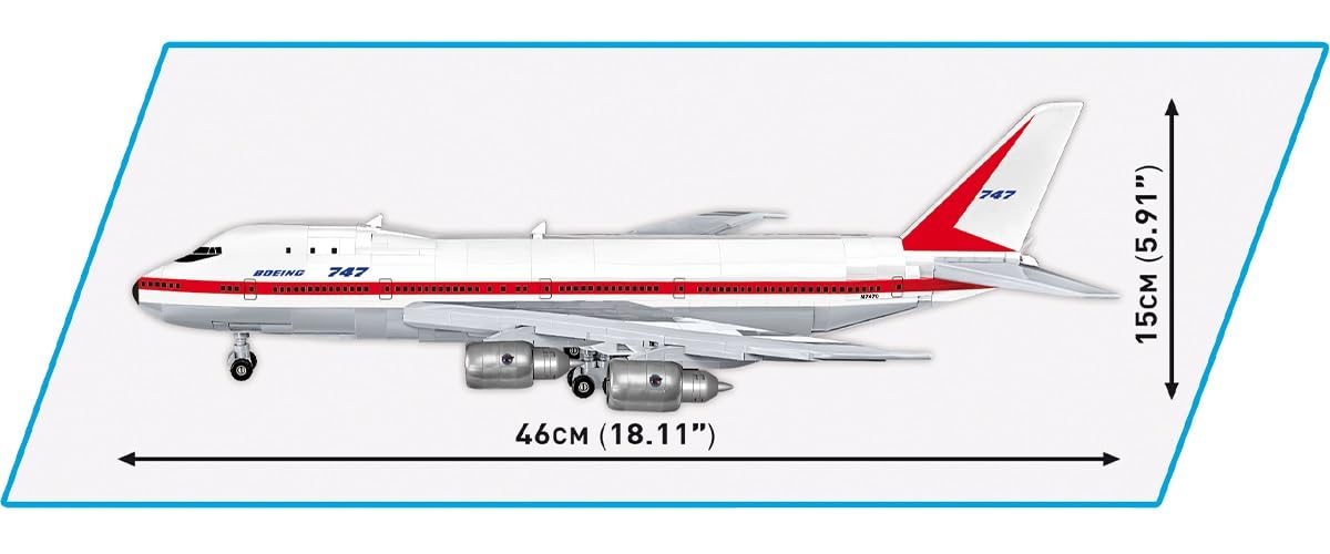 cobi-26609-boeing-747-first-flight-1969-passagierflugzeug-bausatz image 3