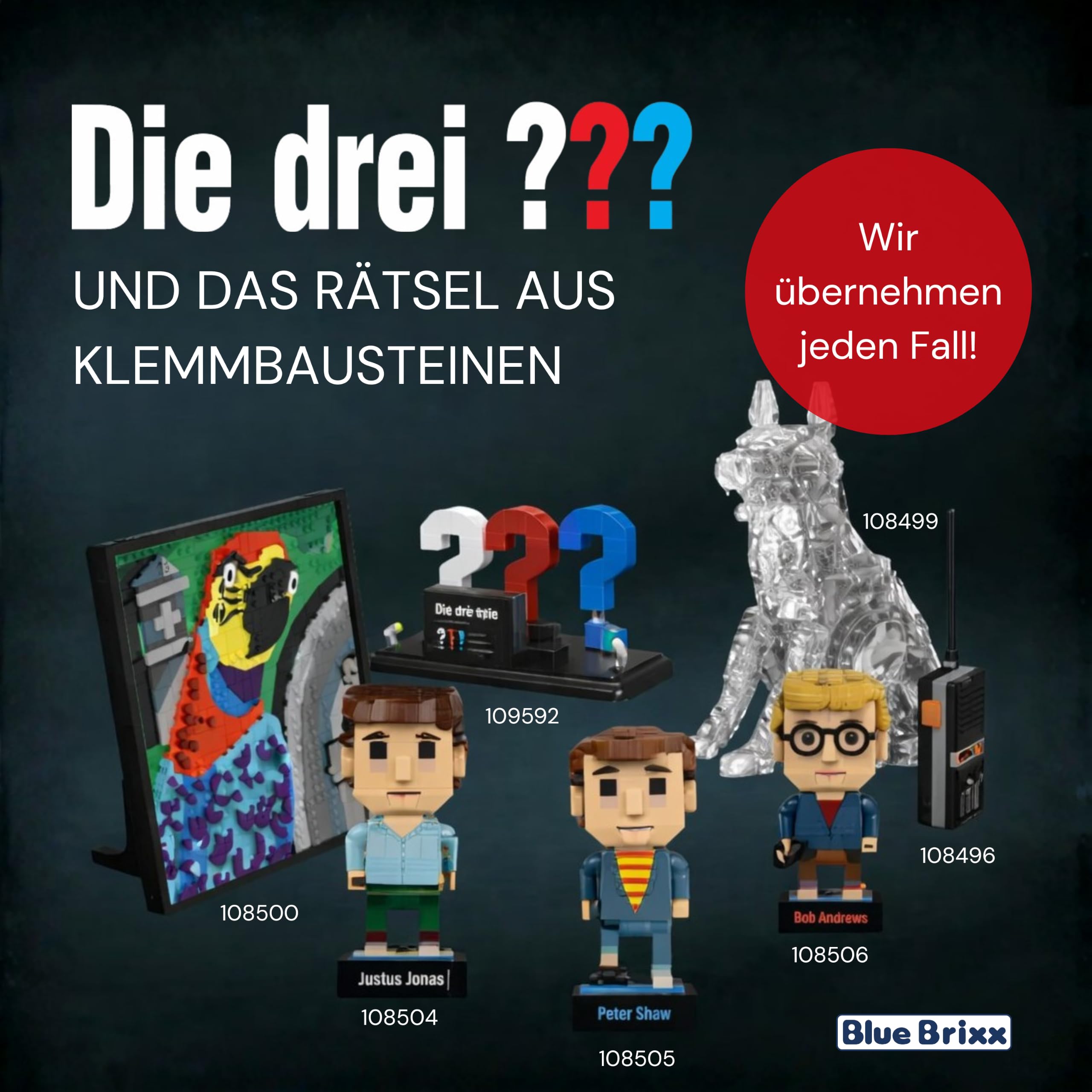 bluebrixx-pro-die-drei-3d-bild-der-karpatenhund-717-klemmbausteine image 6