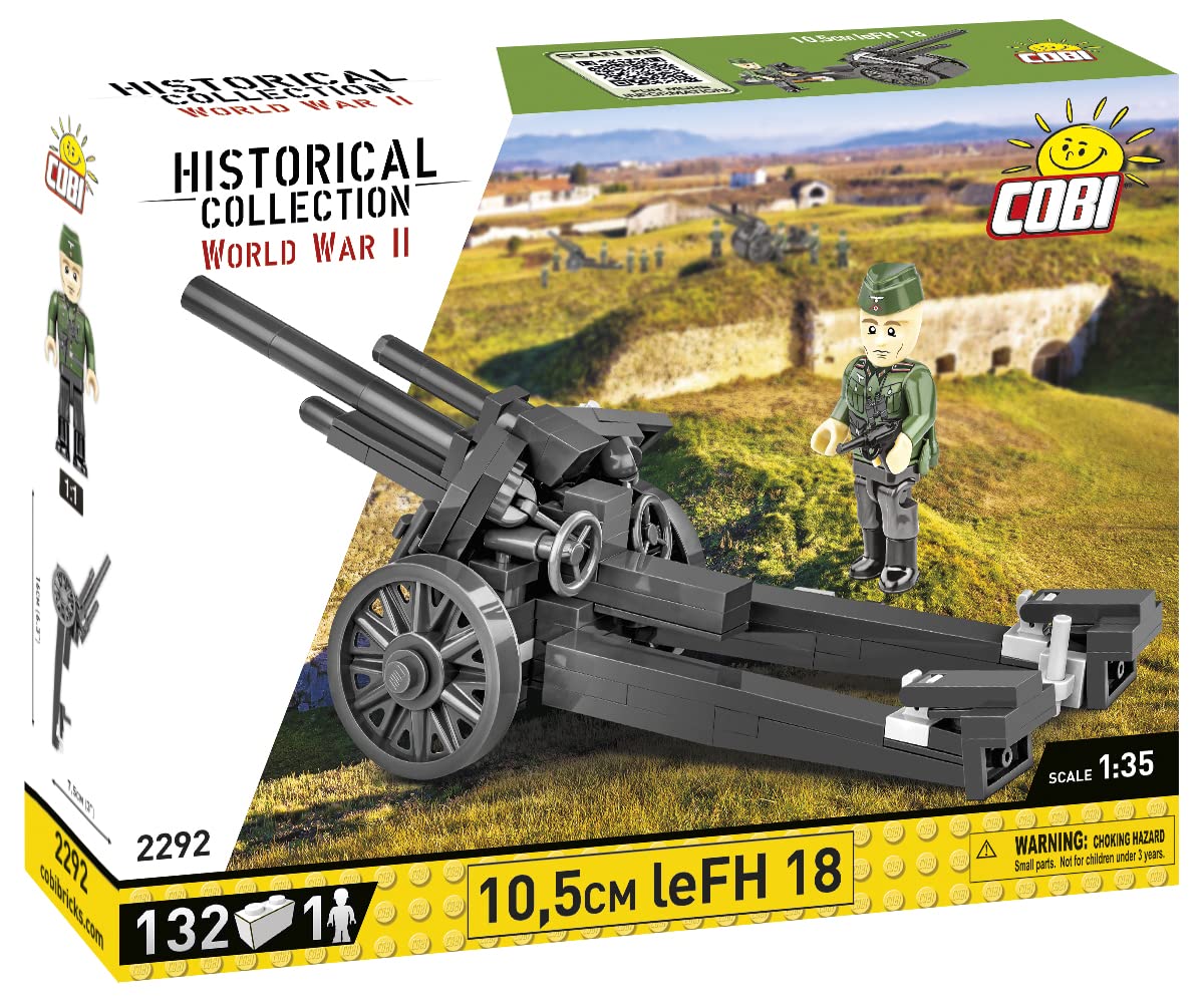 cobi-2292-10-5-cm-lefh-18-haubitzen-modell-1-35-132-teile image 3